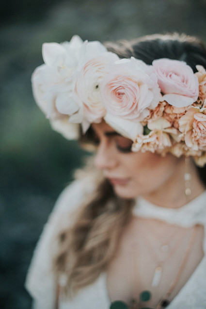 Spring flower crown