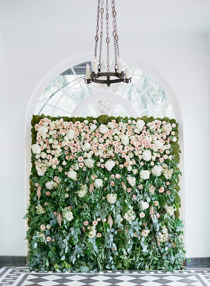 Floral backdrop