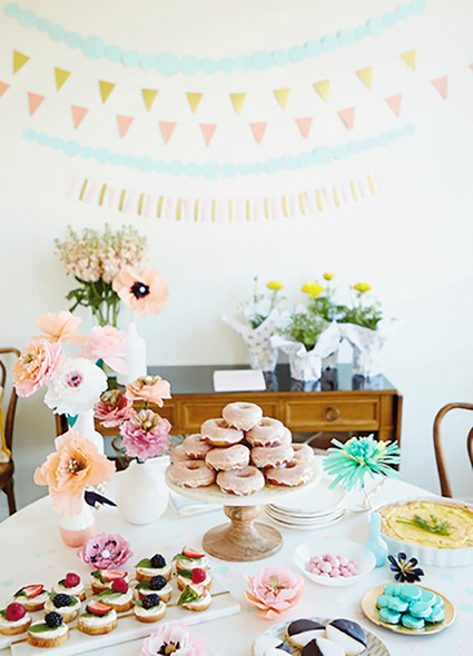 Motherâ€™s Day brunch with our 100 Layer Cake Hallmark Signature card line Wedding Inspiration