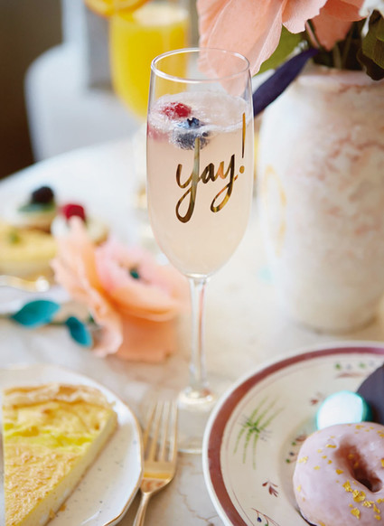 Motherâ€™s Day brunch with our 100 Layer Cake Hallmark Signature card line Wedding Inspiration