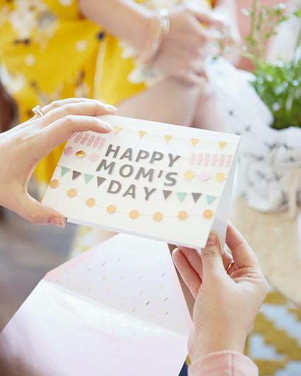 Motherâ€™s Day brunch with our 100 Layer Cake Hallmark Signature card line Wedding Inspiration