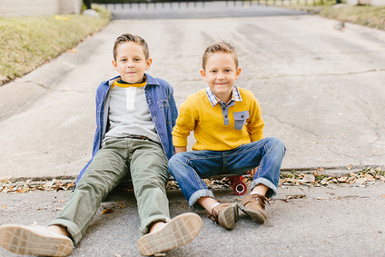 family photos with three boys