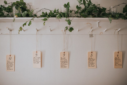 DIY seating chart Inspiration