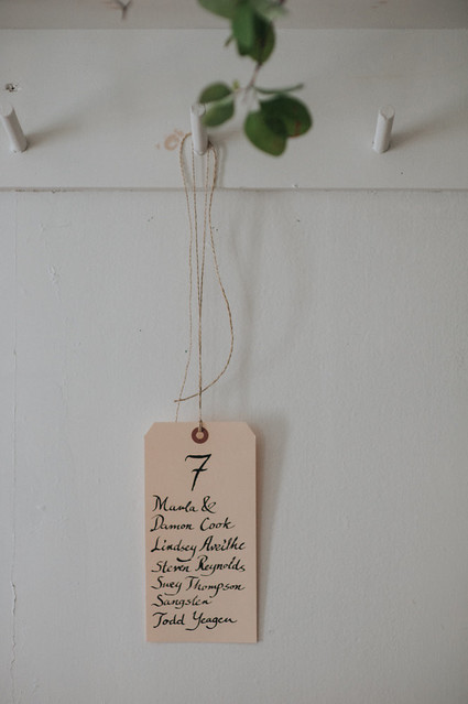 DIY seating chart