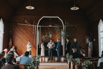 Catskills wedding ceremony