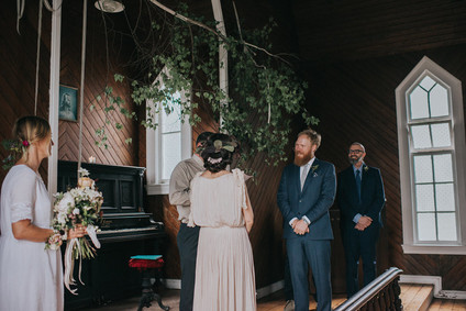 Catskills wedding ceremony