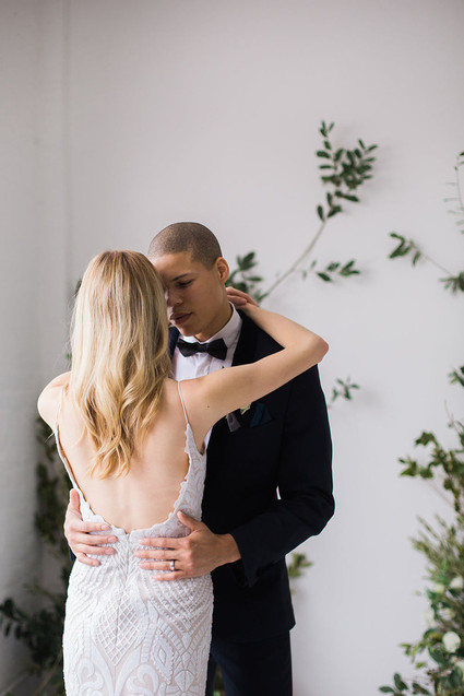 Modern wedding dress