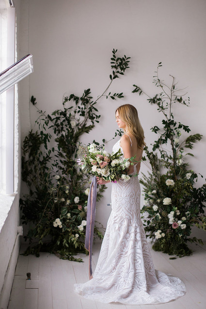 Spring bridal look