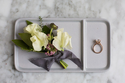 Modern Mauve and Marble Loft Wedding Inspiration