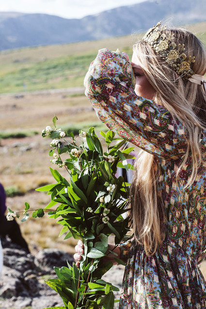 Bohemian bridesmaid