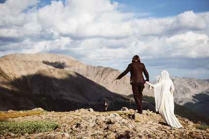 Rustic bohemian wedding in Aspen