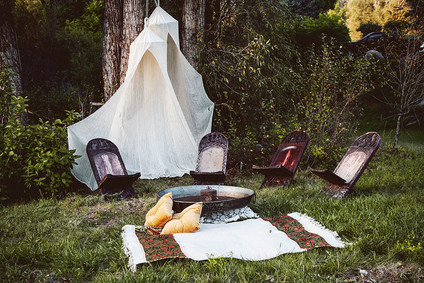 Boho wedding lounge