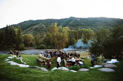 Rustic bohemian wedding in Aspen