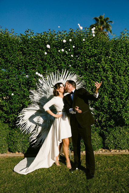 Palm springs wedding ceremony