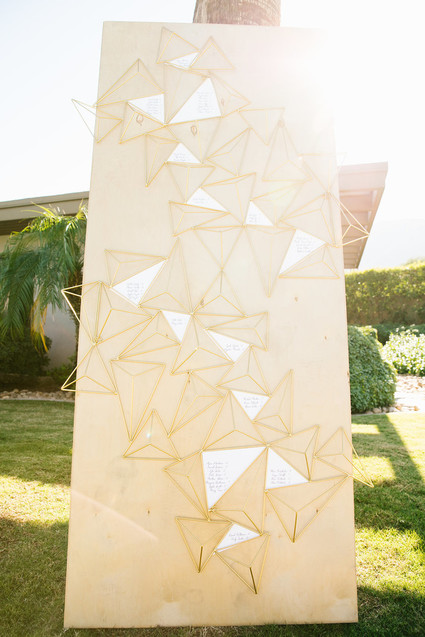 Geometric seating chart
