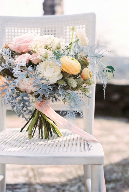 Spring bridal bouquet