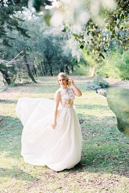 Santos Costar wedding dress