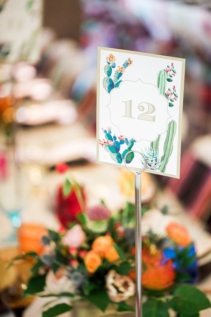 Cactus table number Inspiration