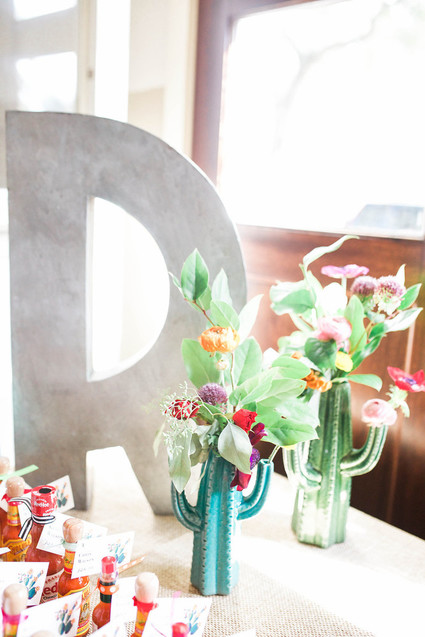 Colorful wedding decor