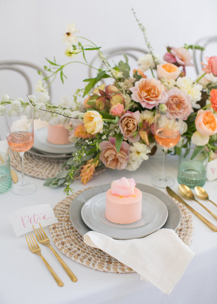 cotton candy mini cakes
