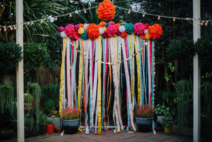 Mexican wedding backdrop