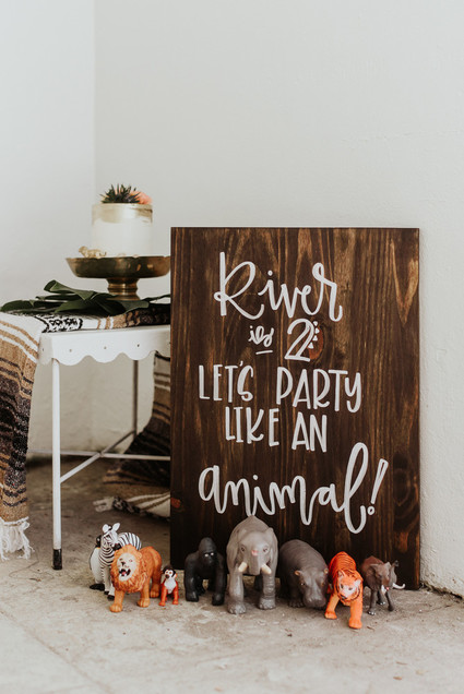 Party like an animal birthday party Inspiration