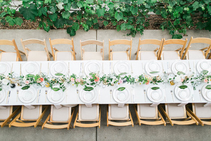 Wine country wedding tablescape