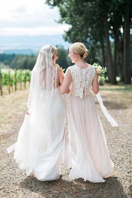Bride and Maid of Honor