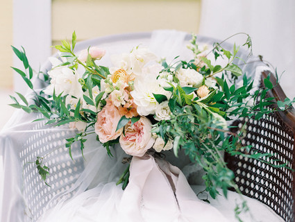 Spring bridal bouquet