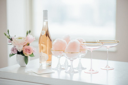 Cotton candy cocktails