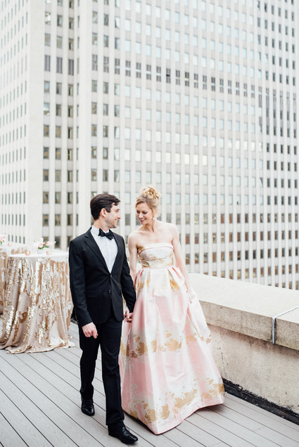 Spring wedding portrait
