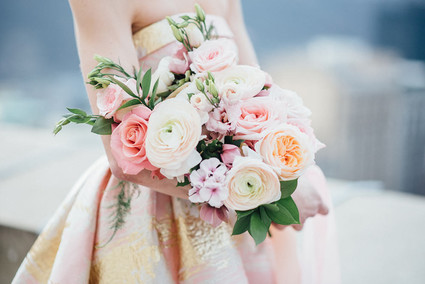 Spring wedding bouquet