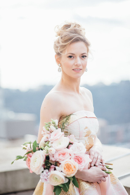 Spring bridal portrait