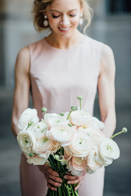 Spring blush bouquet
