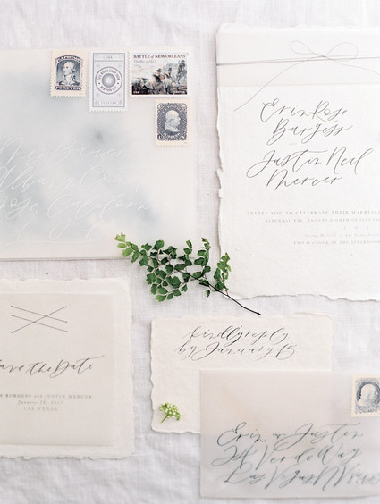 Calligraphy invitations
