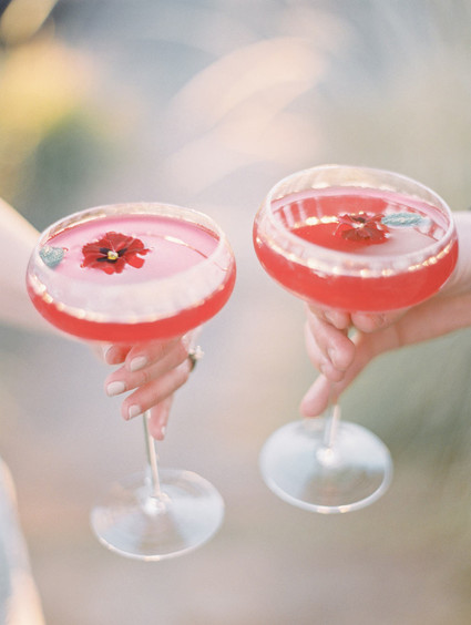 Red cocktails