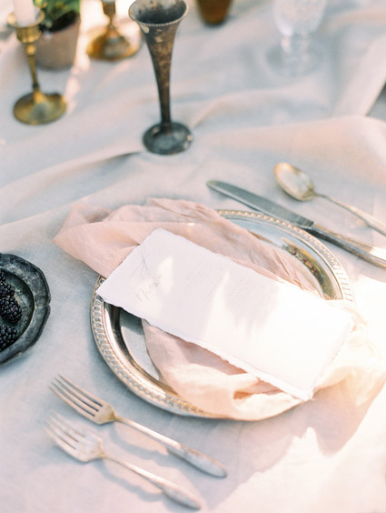Romantic place setting Inspiration