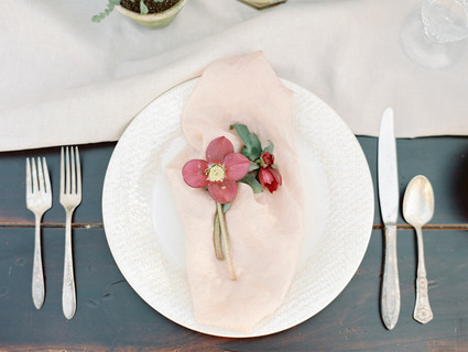 Romantic place setting Inspiration