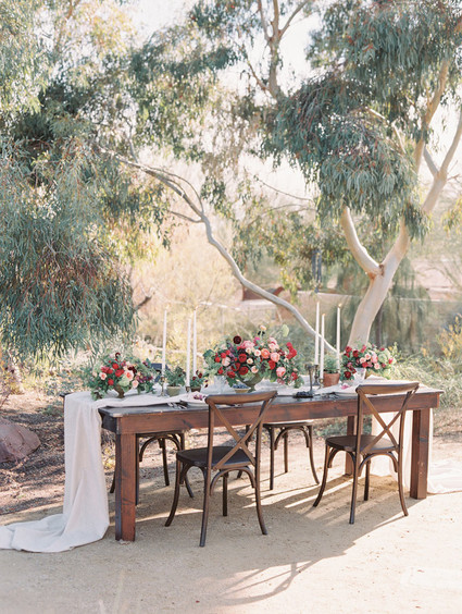 Tuscan inspired tablescape