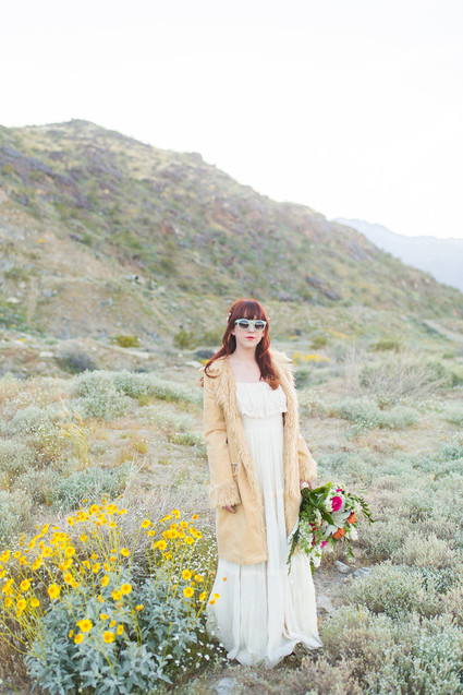Vintage bridal portrait