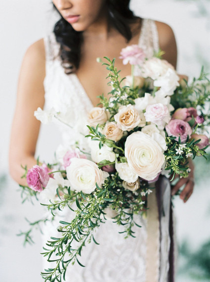 Spring bridal bouquet