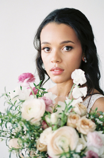 Spring bridal beauty