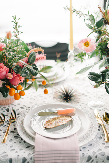 Glam place setting Inspiration