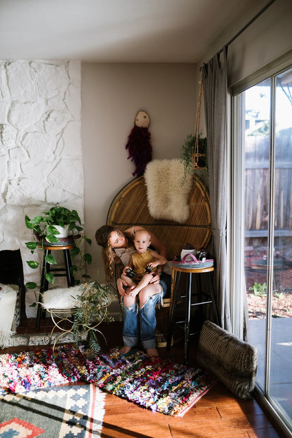 Bohemian mother-son photos