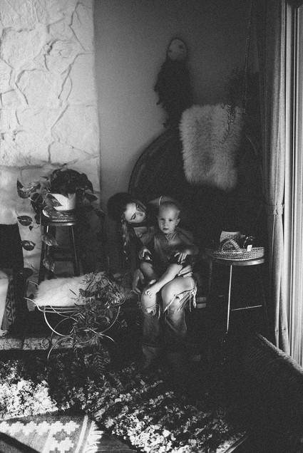 Bohemian mother-son photos