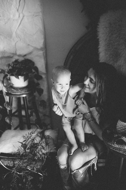 Bohemian mother-son photos