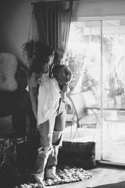 Bohemian mother-son photos