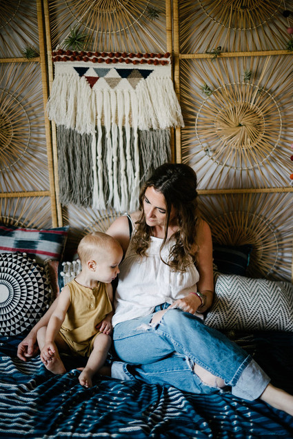 Bohemian mother-son photos
