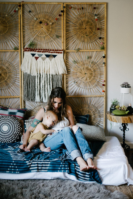 Bohemian mother-son photos