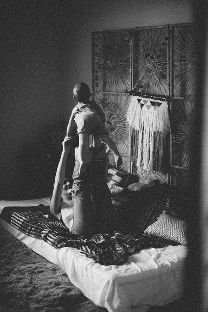 Bohemian mother-son photos